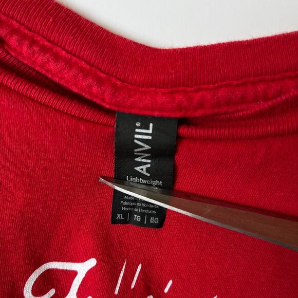 Freedom Christ Set Us Free Jesus T Shirt Medium M Red Graphic Tee - Picture 4 of 12